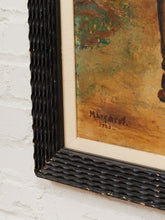 Load image into Gallery viewer, Framed Figurative Painting of Young Boy on Path