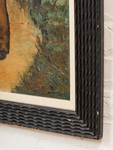 Load image into Gallery viewer, Framed Figurative Painting of Young Boy on Path
