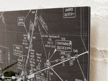 Load image into Gallery viewer, Spokane Washington Sectional Aeronautical Chart 1970 Vintage Map Print