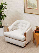 Load image into Gallery viewer, Vintage Club Chair with New Upholstery