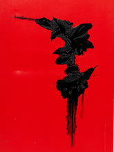 Load image into Gallery viewer, Red Monolith Minimalist Abstract Painting in Red and Black