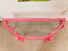 Load image into Gallery viewer, Metal Neon Pink Entry Table