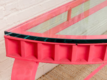 Load image into Gallery viewer, Metal Neon Pink Entry Table