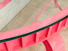 Load image into Gallery viewer, Metal Neon Pink Entry Table