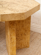 Load image into Gallery viewer, Parchment Tessellated Stone Veneer Desk or Console Table