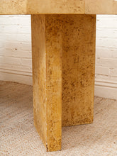 Load image into Gallery viewer, Parchment Tessellated Stone Veneer Desk or Console Table