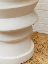 Load image into Gallery viewer, Totem White Sculptural Table Lamp