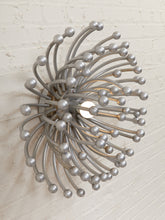 Load image into Gallery viewer, Wall Lamp Sculpture Pistillo Studio Tetrarch for Valenti 1970 Silver Round