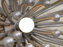 Load image into Gallery viewer, Wall Lamp Sculpture Pistillo Studio Tetrarch for Valenti 1970 Silver Round