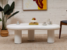 Load image into Gallery viewer, White Concrete Amoeba Coffee Table