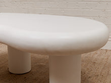 Load image into Gallery viewer, White Concrete Amoeba Coffee Table