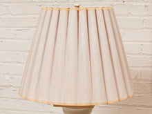 Load image into Gallery viewer, Parlour Pair White Table Lamps with Pleated Shades