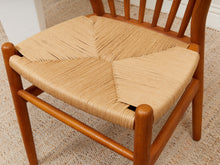 Load image into Gallery viewer, Spindle Dining Chairs with Woven Seats
