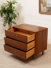 Load image into Gallery viewer, Vintage Three Drawer Lowboy Dresser