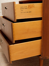 Load image into Gallery viewer, Vintage Three Drawer Lowboy Dresser