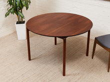 Load image into Gallery viewer, Walnut Mid-Century Dining Table with Two Leaves