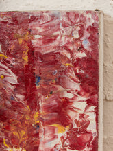 Load image into Gallery viewer, Crimson Field Abstract Expressionist Painting in Red and Yellow