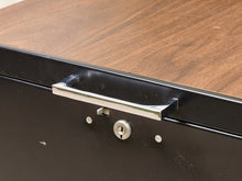 Load image into Gallery viewer, Black Atomic Filing Cabinet 1970s
