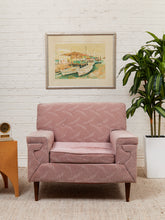 Load image into Gallery viewer, Pink 1950’s Chair Original Upholstery