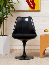 Load image into Gallery viewer, Set of 4 Black Swivel Chairs as Found