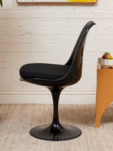 Load image into Gallery viewer, Set of 4 Black Swivel Chairs as Found