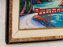 Load image into Gallery viewer, Bridge to the Peak Framed Mountain Landscape Painting