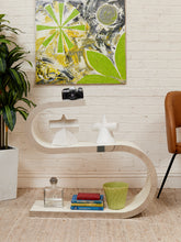 Load image into Gallery viewer, Vintage 1970s Chrome and Laminate Shelf