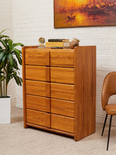 Load image into Gallery viewer, Oak Highboy Rectangle Drawer Pulls