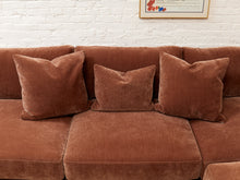 Load image into Gallery viewer, Michonne Sectional Sofa (RAF armless chaise, LAF sofa) in Amici Tobacco