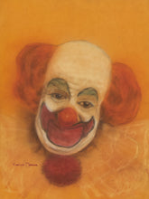 Load image into Gallery viewer, Original Painting Clown in Pastels Signed