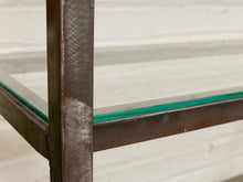 Load image into Gallery viewer, Industrial Vintage Shelf with Glass