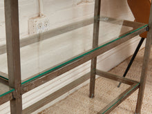 Load image into Gallery viewer, Industrial Vintage Shelf with Glass