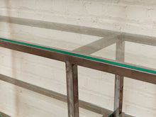 Load image into Gallery viewer, Industrial Vintage Shelf with Glass