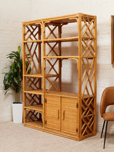 Load image into Gallery viewer, Bamboo Vintage Bar Shelf Etagere