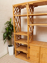 Load image into Gallery viewer, Bamboo Vintage Bar Shelf Etagere