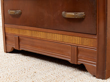 Load image into Gallery viewer, Waterfall Art Deco Highboy Dresser