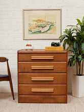 Load image into Gallery viewer, Four Drawer Mid Art Deco Vanity Chest