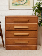 Load image into Gallery viewer, Four Drawer Mid Art Deco Vanity Chest