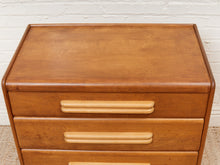 Load image into Gallery viewer, Four Drawer Mid Art Deco Vanity Chest