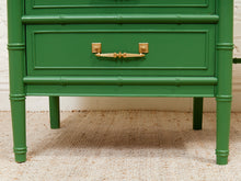 Load image into Gallery viewer, Emerald Faux Bamboo Desk