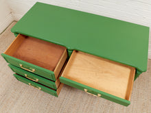 Load image into Gallery viewer, Emerald Faux Bamboo Desk
