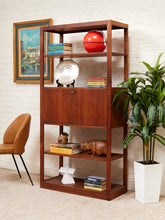 Load image into Gallery viewer, Extra Tall Teak Vintage Bar Shelf