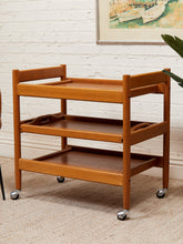 Load image into Gallery viewer, Danish Modern Teak Bar Cart