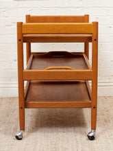 Load image into Gallery viewer, Danish Modern Teak Bar Cart