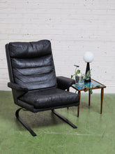 Load image into Gallery viewer, 1970’s Leather Lounger Armchair by Reinhold