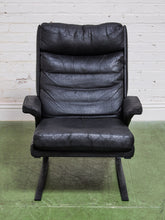 Load image into Gallery viewer, 1970’s Leather Lounger Armchair by Reinhold