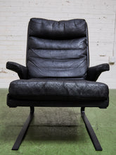 Load image into Gallery viewer, 1970’s Leather Lounger Armchair by Reinhold