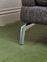 Load image into Gallery viewer, Gray Channeled Apartment Sofa