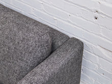Load image into Gallery viewer, Gray Channeled Apartment Sofa