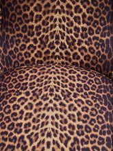 Load image into Gallery viewer, French Louis XV Style Bergere Chair with a Leopard Print Upholstery